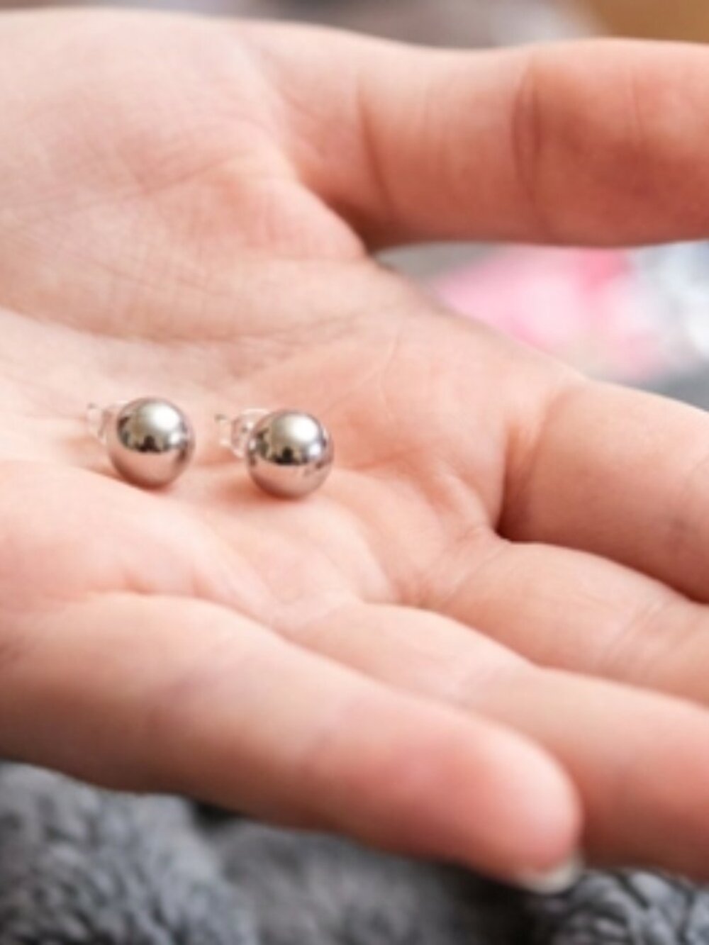 silver earings